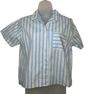 Lusana Organic Cotton Anna Stripped Top